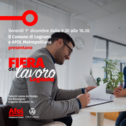 1 DICEMBRE, FIERA DEL LAVORO: LAVORO E FORMAZIONE SU MISURA