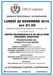 CONVOCAZIONE CONSULTA TERRITORIALE 1 OLTRESTAZIONE - INCONTRO PUBBLICO